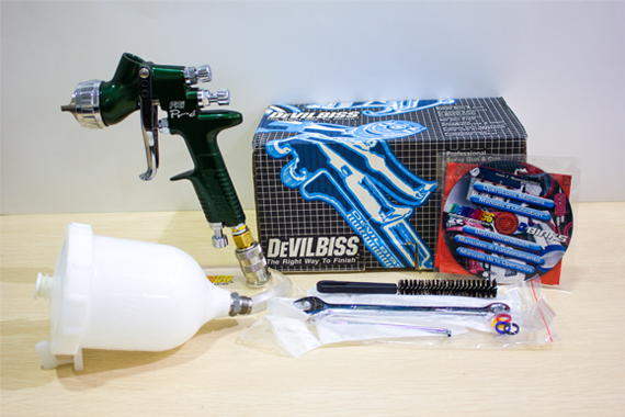 PRIPRO-P1P-18 Devilbiss Professional Spray Gun & Gravity Cup - Primer