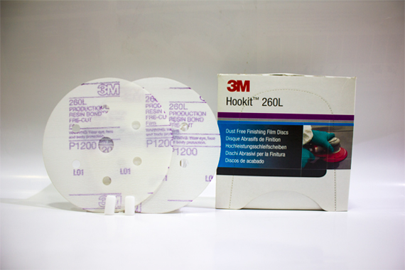 260L Hookit 3 to 6 inches 3M Finishing Film Abrasive Disc