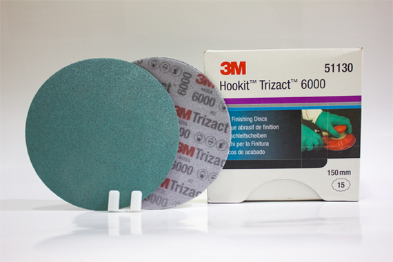 51130 Trizact 150 mm 3M Fine Finishing Disc P6000